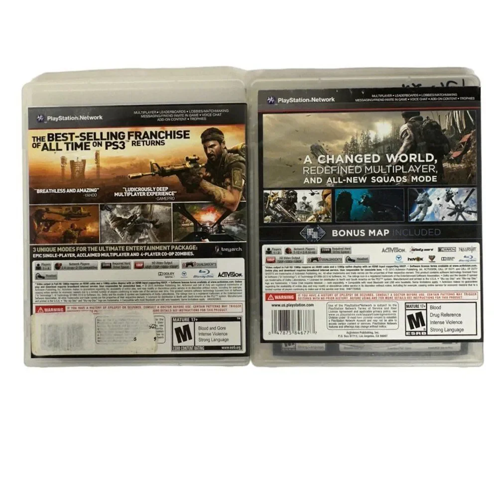 PS3 Call of Duty Black Ops and Call of Duty Ghosts Bundle
